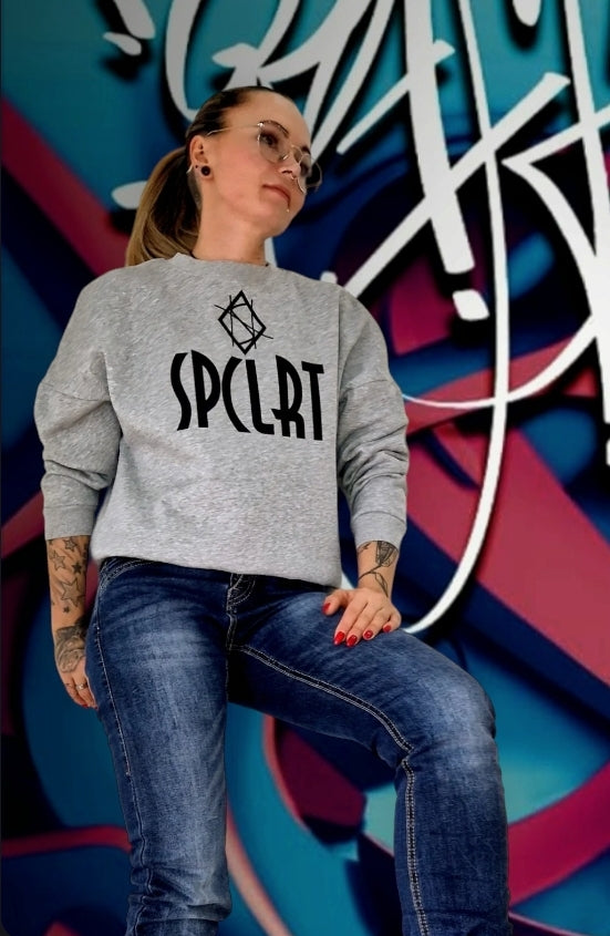 Woman Oversize Crewneck ,,SPCLRT" Eule