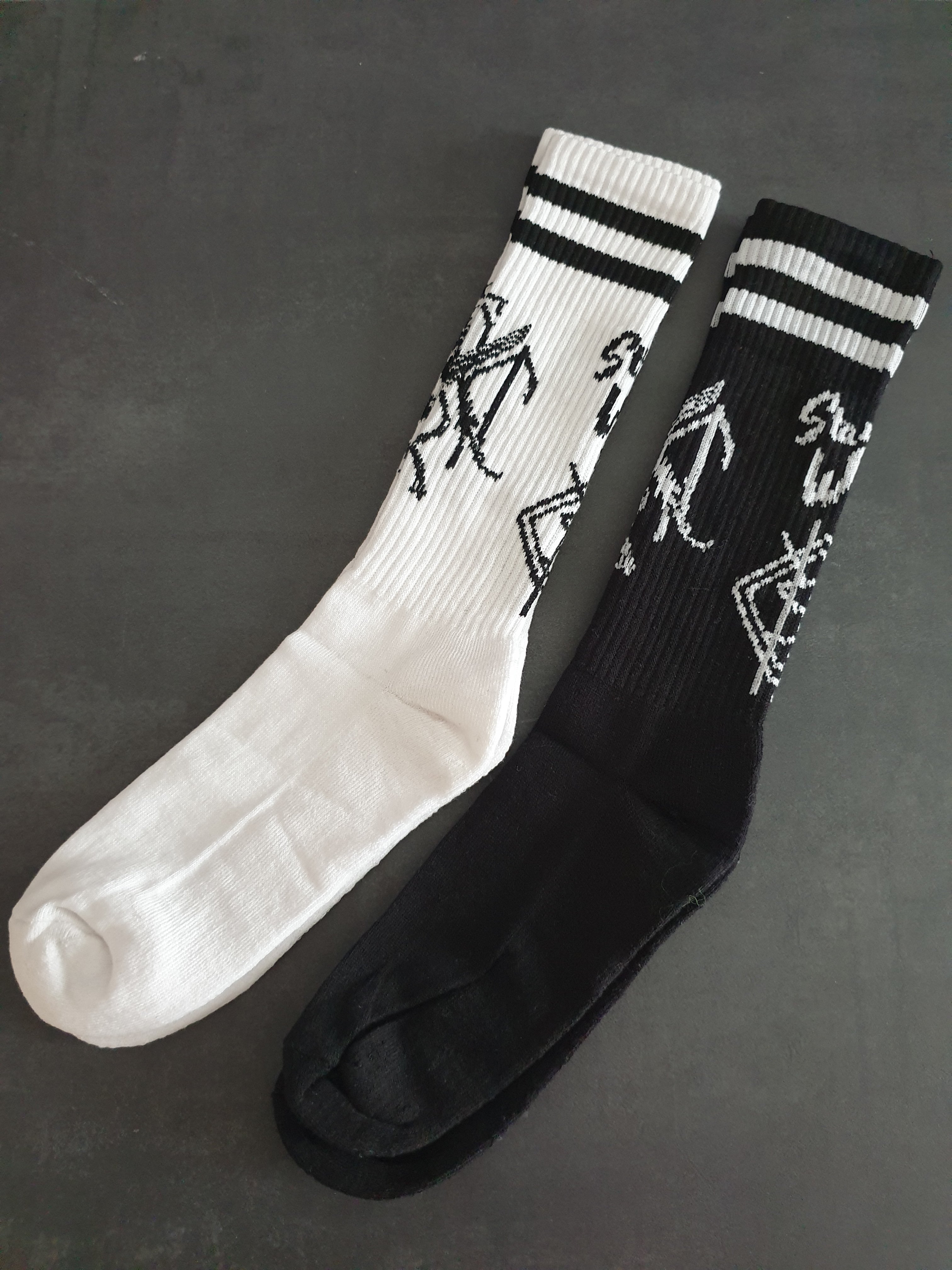 High Socks Black&White