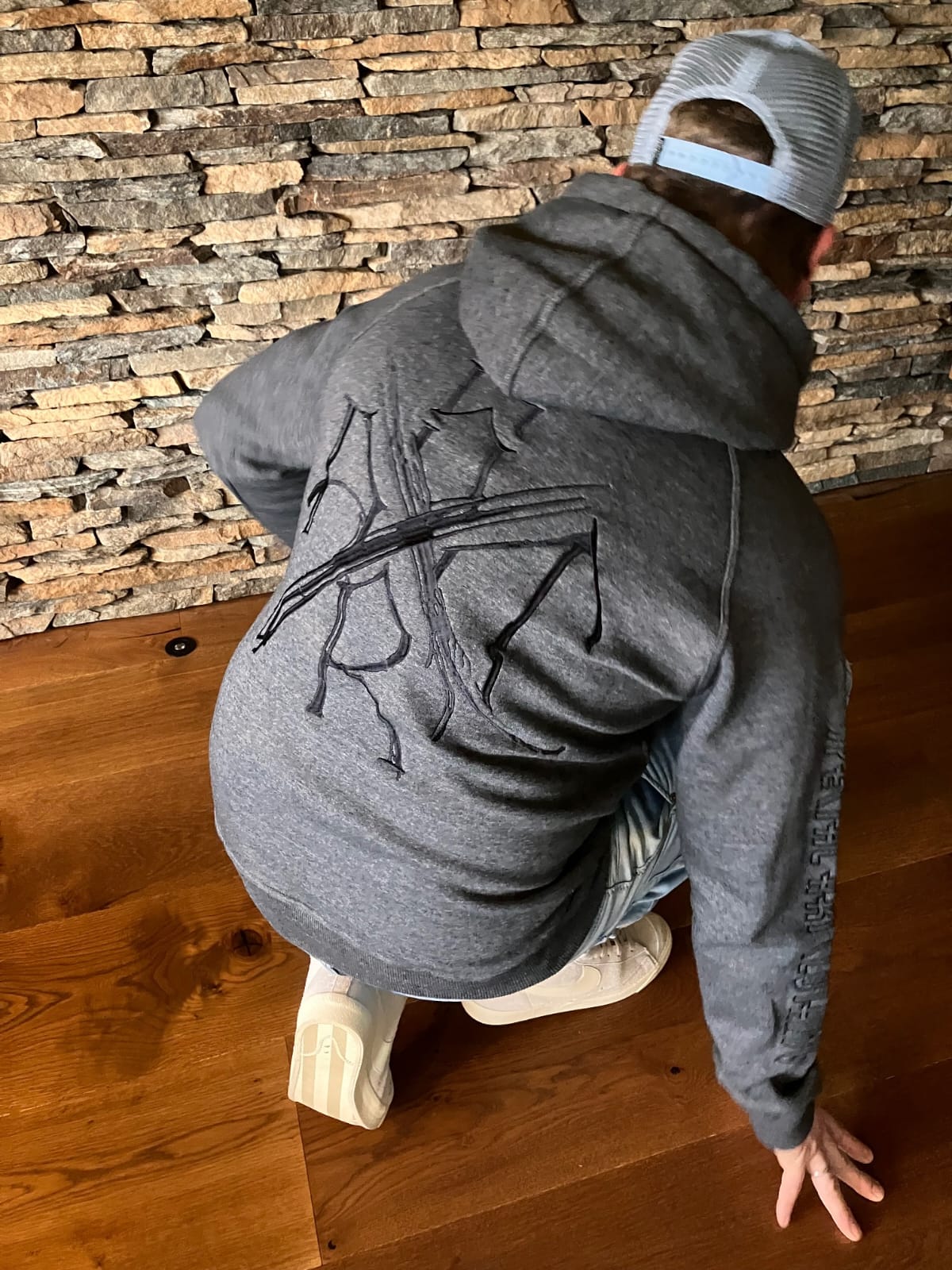 Hoodie Men embroidered ART-Logo